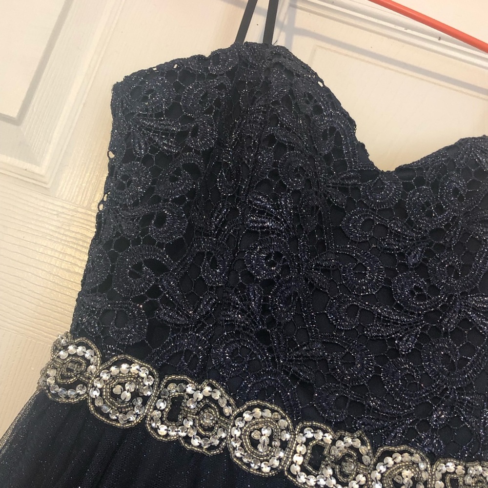 Jodi Kristopher Formal Dress Navy NWOT